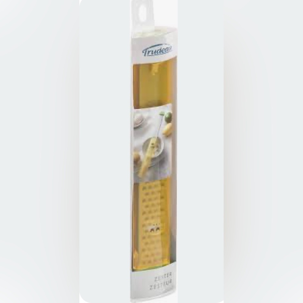 TRUDEAU ZESTER GRATER LEMON LIME CITRUS GARLIC NUTMEG HEALTHY FLAVOR ZEST GRATE